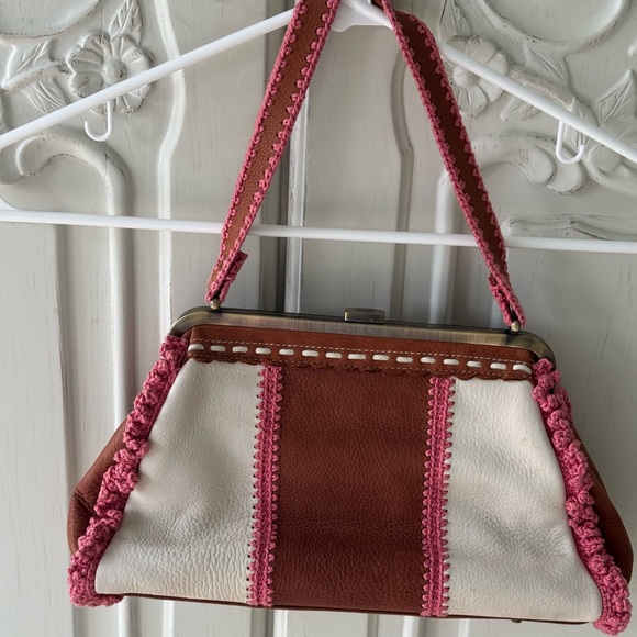 Isabella Fiore Needlepoint Purse with King Charles Dog - Picture 2 of 3